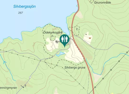 Karta över Lövstäktsvägen
