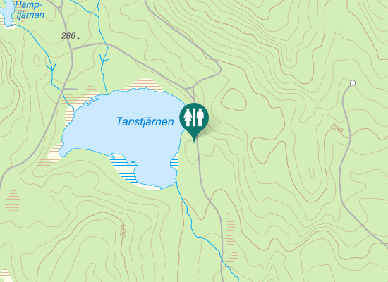 Karta över Tanstjärnsvägen