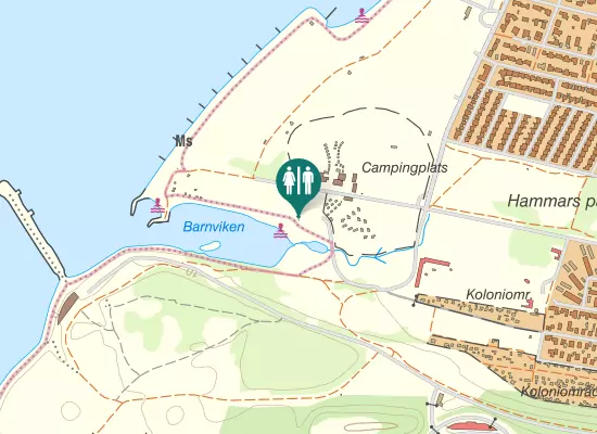 Karta over Sibbarp, Gamlebrovägen