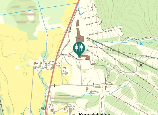 Karta over Smedjebacksvägen