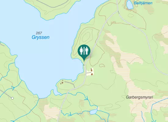 Karta over Lövbergsvägen