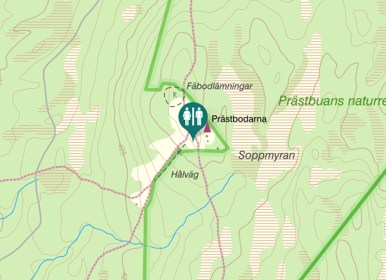 Karta över Kyrkans väg