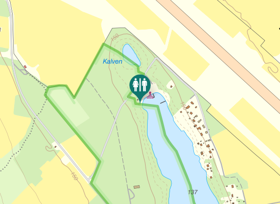 Karta över Överstevägen