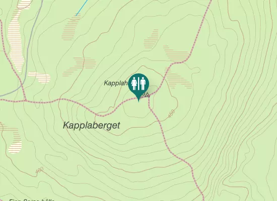 Karta over Prästbuo-Kapplakojan