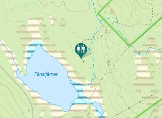 Karta over Inlandsvägen